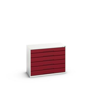 Bott Verso Schuifladenkast | 1050x550x800mm | 6 Laden | RAL 3004 - 16925214.24