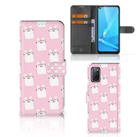 OPPO A72 | OPPO A52 Telefoonhoesje met Pasjes Sleeping Cats