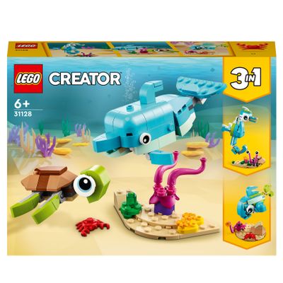 LEGO® Creator Dolfijn en schildpad 31128