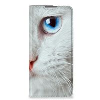 OPPO Find X5 Pro Hoesje maken Witte Kat