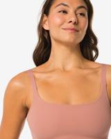 HEMA Niet voorgevormde top zonder beugel ultimate comfort lichtbruin (lichtbruin)