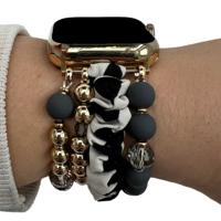 Apple Watch Sieraden Band - Noa Zwart - 38, 40, 41 & 42mm Apple Watch Sieraden Band - Noa Zwart - 38, 40, 41 & 42mm