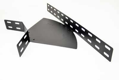 Kabelgoot verstelbare bocht 150mm structuur zwart Trayco