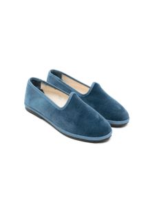 Il Gufo ballerines en daim - Bleu