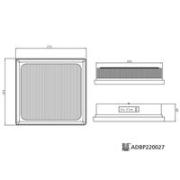 Luchtfilter ADBP220027