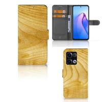 OPPO Reno8 Pro | Book Style Case | Licht Hout