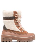 Michael Michael Kors bottes Ozzie à bord en peau lainée artificielle - Marron - thumbnail