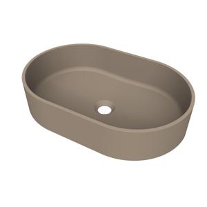 Arcqua Case waskom - ovaal - 55x36cm - mat truffel WAS802630