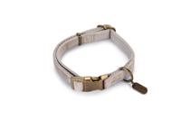 Beeztees Designed by Lotte Velura Hondenhalsband Fluweel Grijs 26-40cm x15mm