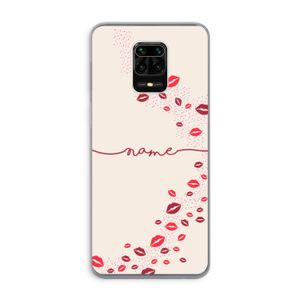 Kusjes: Xiaomi Redmi Note 9 Pro Transparant Hoesje
