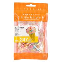 Nano Block Bouwset Icecream - 140st. Nano Block Bouwset Icecream - 140st.
