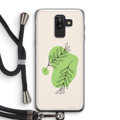 Beleaf in you: Samsung Galaxy J8 (2018) Transparant Hoesje met koord