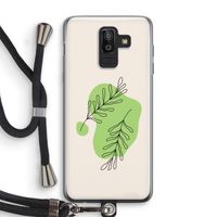 Beleaf in you: Samsung Galaxy J8 (2018) Transparant Hoesje met koord