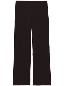 Proenza Schouler White Label pantalon court Scuba évasé - Noir