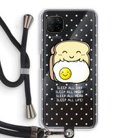 Sleep All Day: Huawei P40 Lite Transparant Hoesje met koord