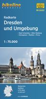 Fietskaart SAX02 Bikeline Radkarte Radkarte Dresden und Umgebung | Est