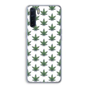 Weed: Oppo A91 Transparant Hoesje