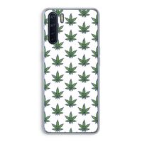 Weed: Oppo A91 Transparant Hoesje