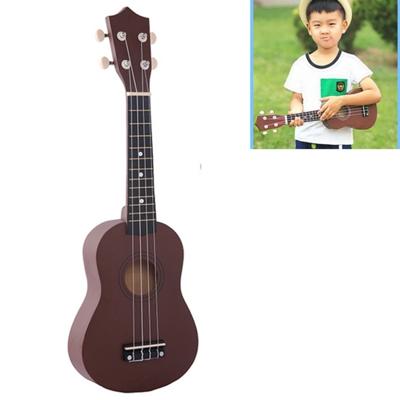 HM100 21 inch Basswood Ukulele kinderen verlichting muziekinstrument (koffie)