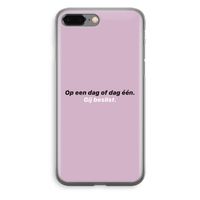 gij beslist: iPhone 8 Plus Transparant Hoesje