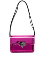 Valentino Garavani sac porté épaule en cuir à ornements Rockstud - Rose - thumbnail