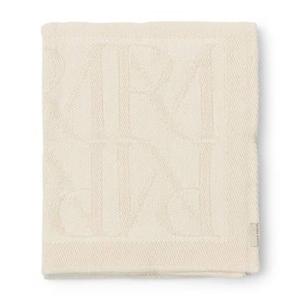 Riviera Maison - Hannah Jacquard Throw 180x130 - Wit