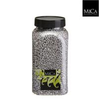 Gravel zilver fles 1 kilogram - Mica decorations