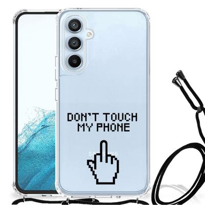 Samsung Galaxy A54 5G Anti Shock Case Finger Don't Touch My Phone Samsung Galaxy A54 5G Anti Shock Case Finger Don't Touch My Phone