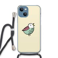 Birdy: iPhone 13 Transparant Hoesje met koord