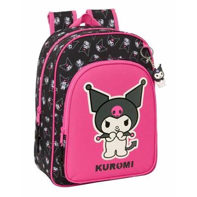 Schoolrugzak Kuromi Zwart Fuchsia 26 x 34 x 11 cm