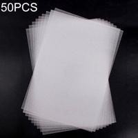 50 stuks doorschijnend ruwe slijpen Heat Shrink Film DIY warmte krimpfolie