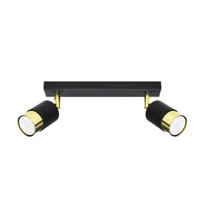 Plafondlamp NERO 2 zwart/goud