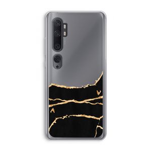 Gouden marmer: Xiaomi Mi Note 10 Pro Transparant Hoesje