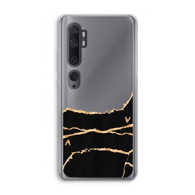 Gouden marmer: Xiaomi Mi Note 10 Pro Transparant Hoesje