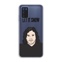 Let It Snow: Samsung Galaxy A03s Transparant Hoesje Let It Snow: Samsung Galaxy A03s Transparant Hoesje