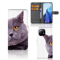 Xiaomi Mi 11 Telefoonhoesje met Pasjes Kat