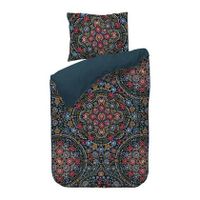 Pip Studio Il Ricamo Dekbedovertrek 140 x 200/220 cm - Donker Blauw - thumbnail