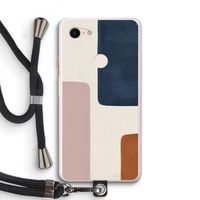 Geo #5: Pixel 3 XL Transparant Hoesje met koord