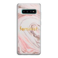 Feminist: Samsung Galaxy S10 Plus Transparant Hoesje
