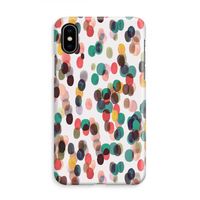 Tropical Dots: iPhone X Volledig Geprint Hoesje