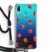 Framboosjes: Huawei P Smart (2019) Transparant Hoesje met koord