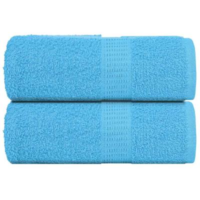 VidaXL Zeepdoekjes 2 st 30x30 cm 360 g/m² 100% katoen turquoise