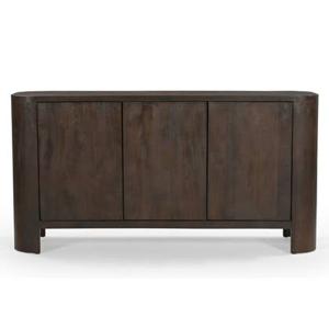 Giga Meubel - Dressoir Donkerbruin Mangohout - 150x40x76cm - Mitchel