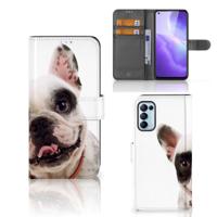 OPPO Find X3 Lite | Telefoonhoesje | Met pasjeshouder | Franse Bulldog