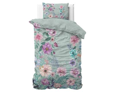 Dreamhouse Flore Blauw 140 x 200/220 + 1 x kussensloop 60x70 cm