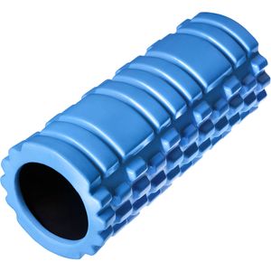 tectake - Yoga massagerol foamroller blauw - 402843