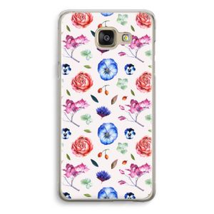 Bloemetjes: Samsung Galaxy A5 (2016) Transparant Hoesje