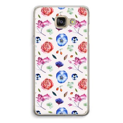 Bloemetjes: Samsung Galaxy A5 (2016) Transparant Hoesje