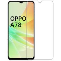 Basey OPPO A78 Screenprotector Tempered Glass - OPPO A78 Beschermglas Screen Protector Glas - thumbnail