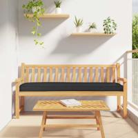 Pallet Kussen Set 2 pcs Zwart 180 x 40 x 8 cm Oxford Stof
